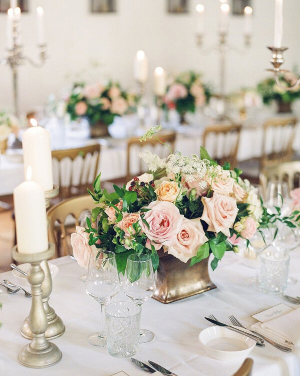 Luxe tafeldecoratie voor Koerdische catering